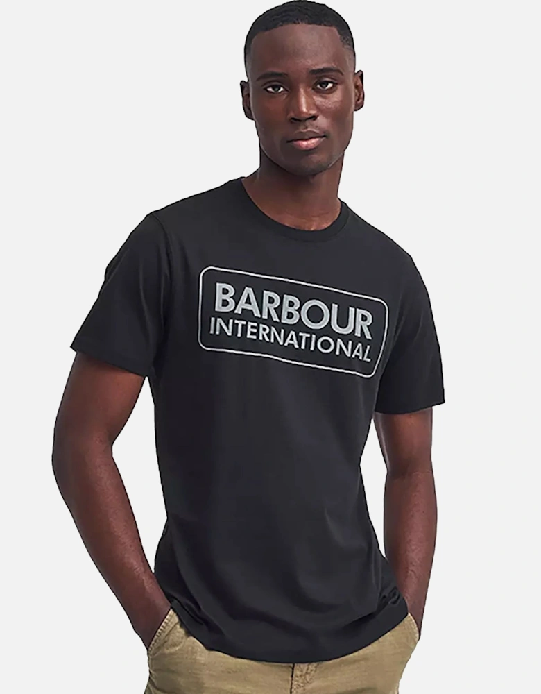 Essential Large Logo T-Shirt Black/Pewter