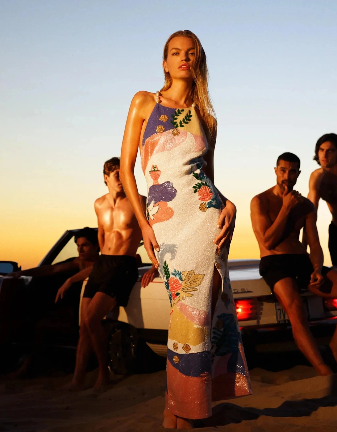 Calypso Soft Multi Sea Shell Halterneck Dress – Daphne x Oceanus, 10 of 9