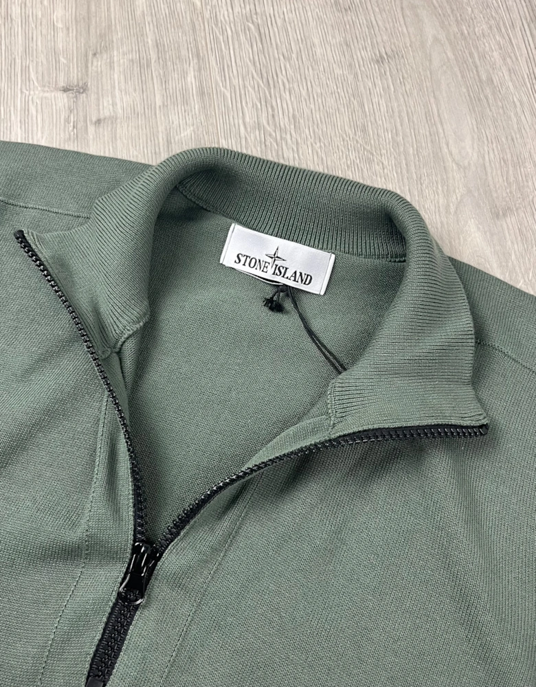 Knit Half Zip Fleece - Musk