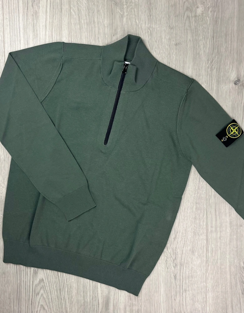 Knit Half Zip Fleece - Musk