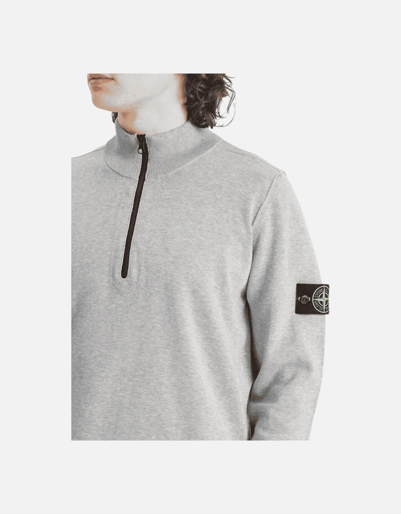 Knit Half Zip Fleece - Grey