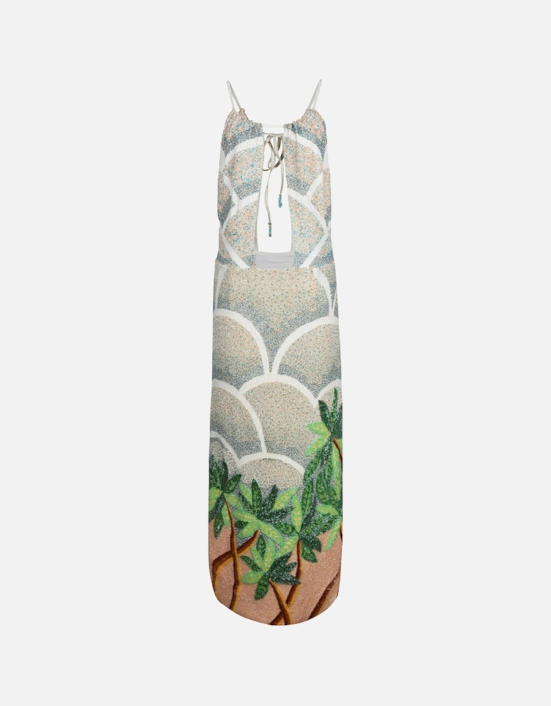 Scallop Hand Beaded Dress