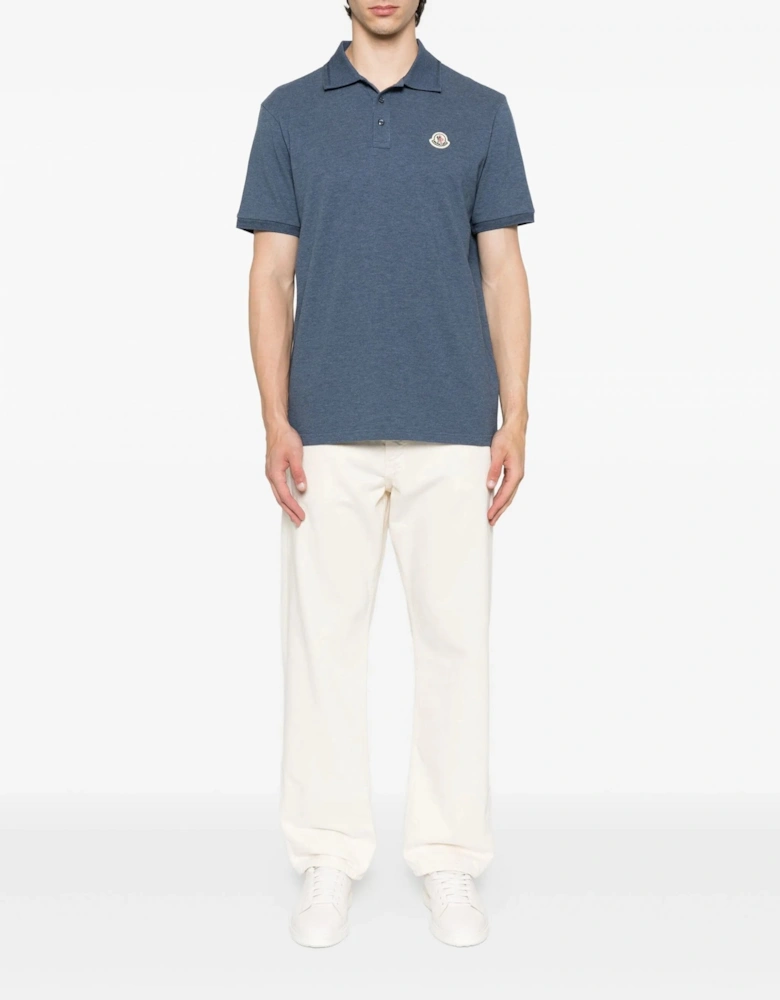 Classic Archive Logo Polo Blue
