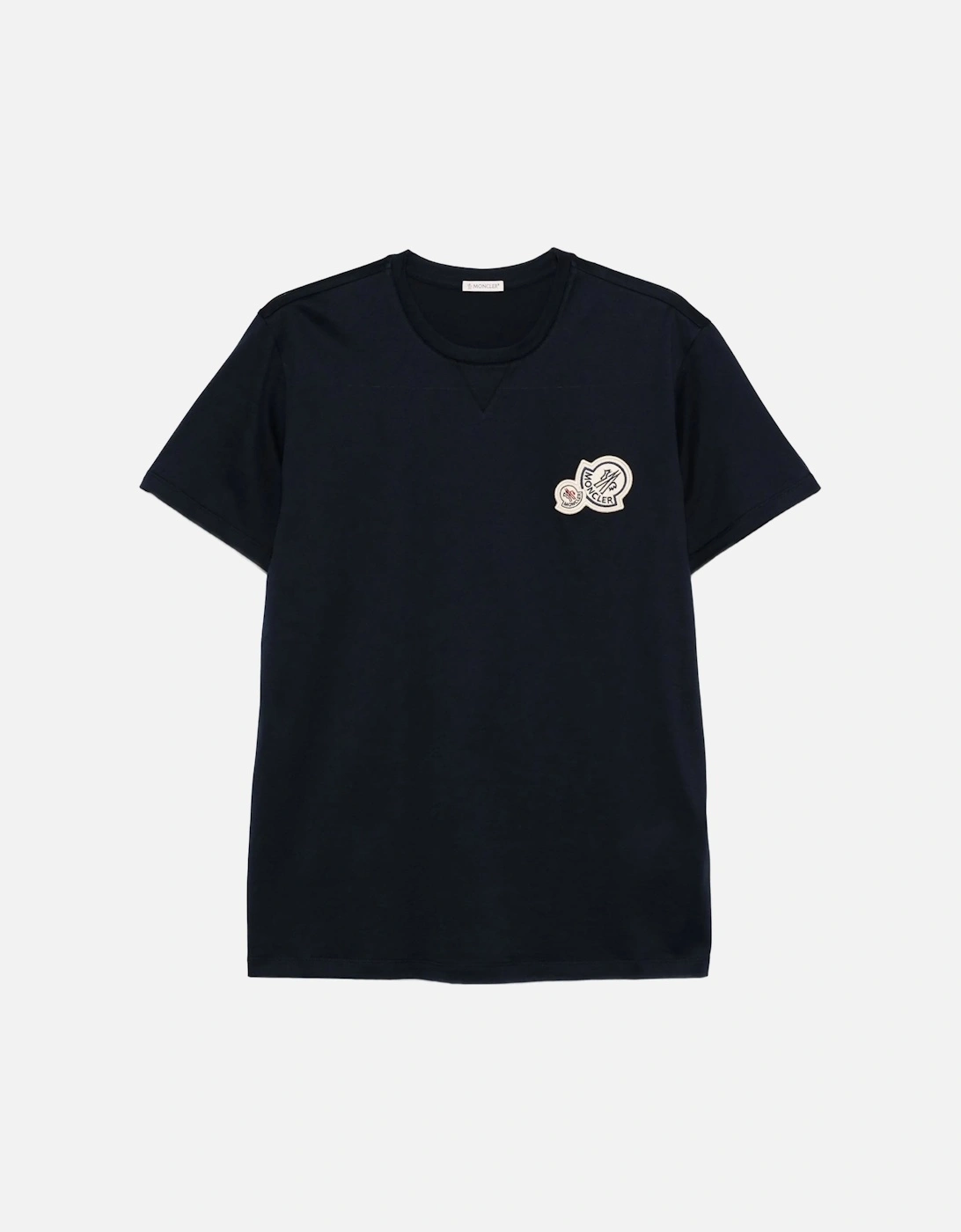 Double Patch Logo T-Shirt Navy, 5 of 4