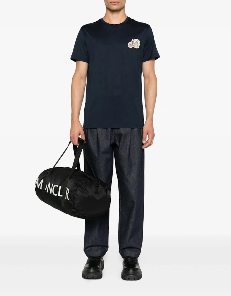 Double Patch Logo T-Shirt Navy