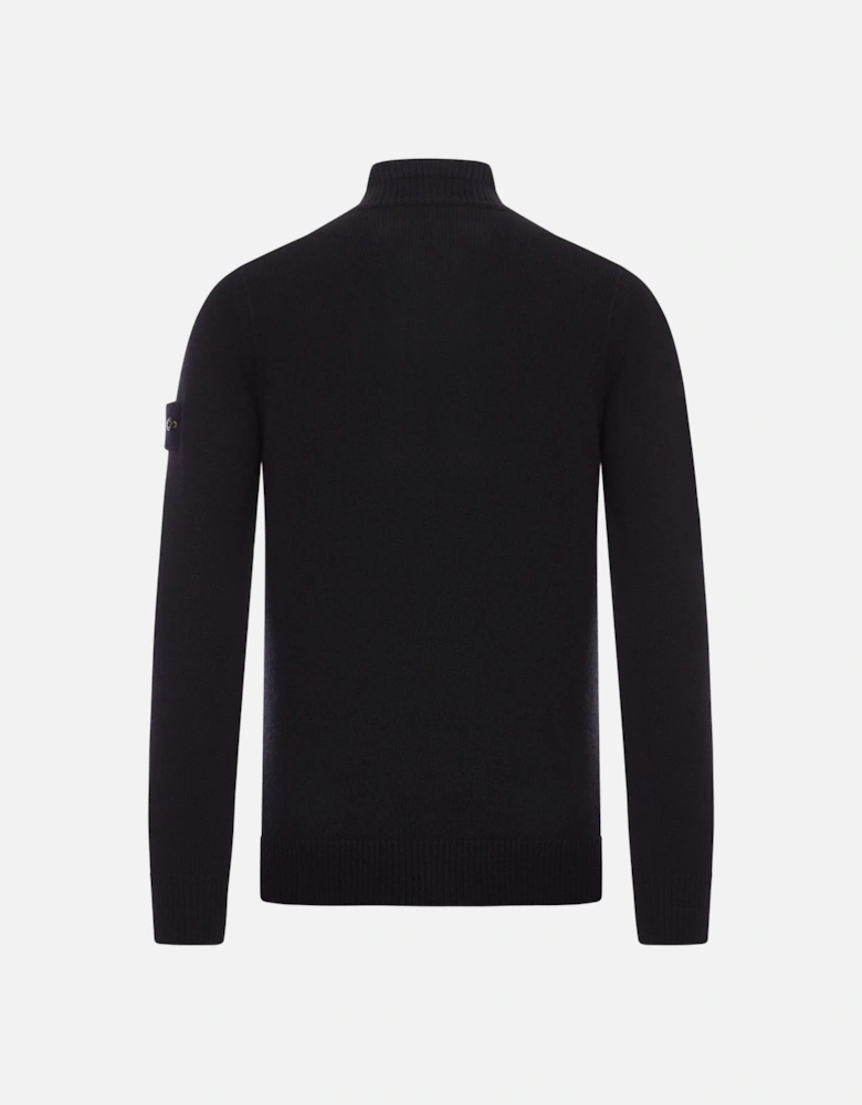 QUARTER BUTTON SWEATER
