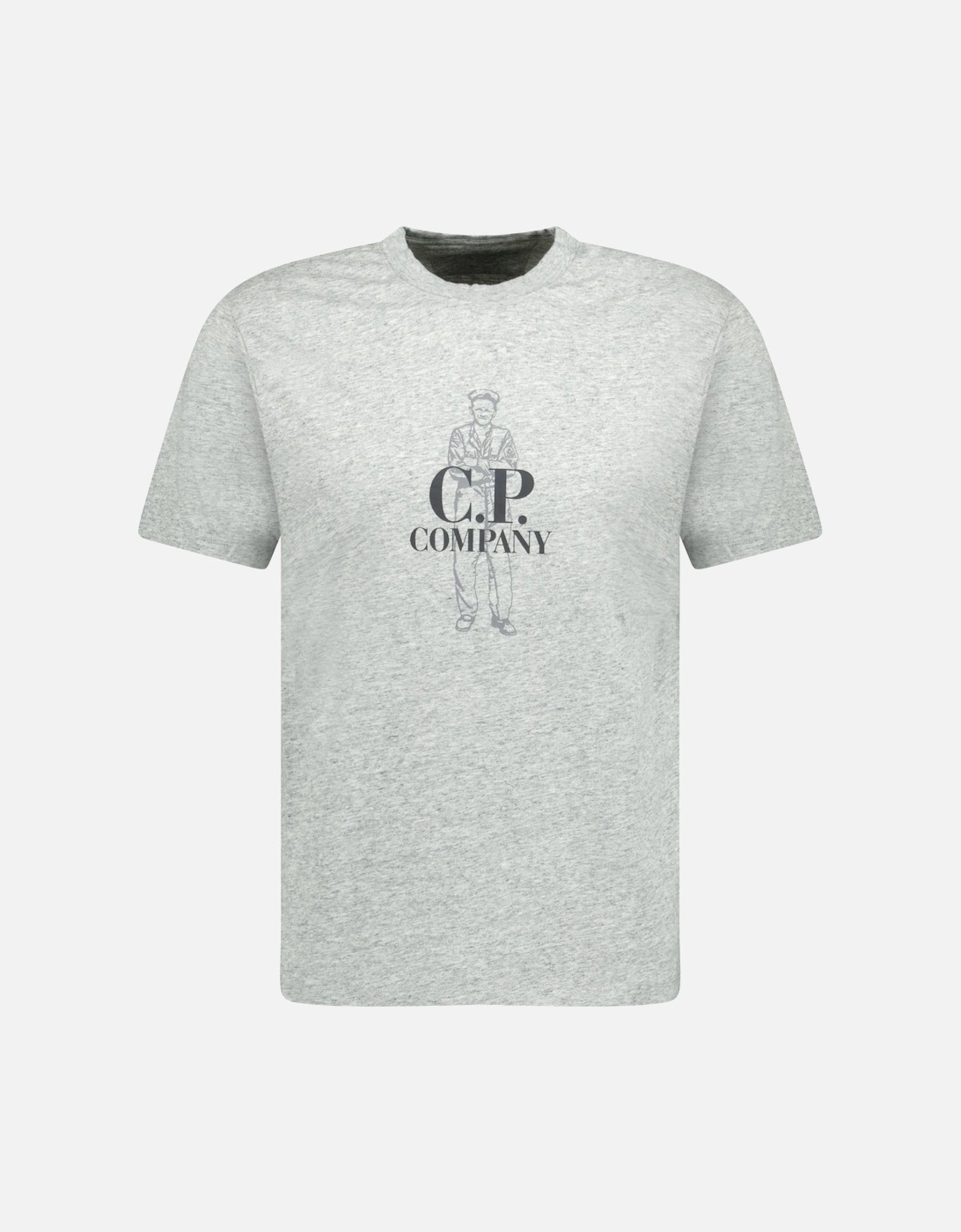30/1 British Sailor T-Shirt in Grey, 3 of 2