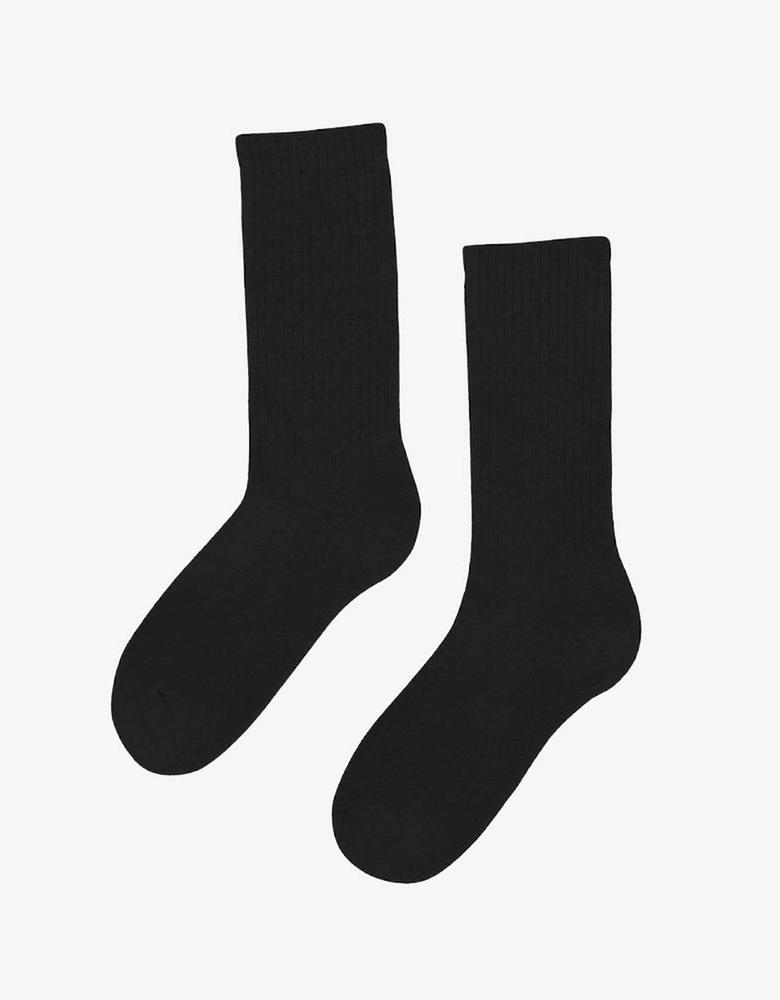 Colorful Standard Mens Organic Active Socks - Deep Black, 2 of 1