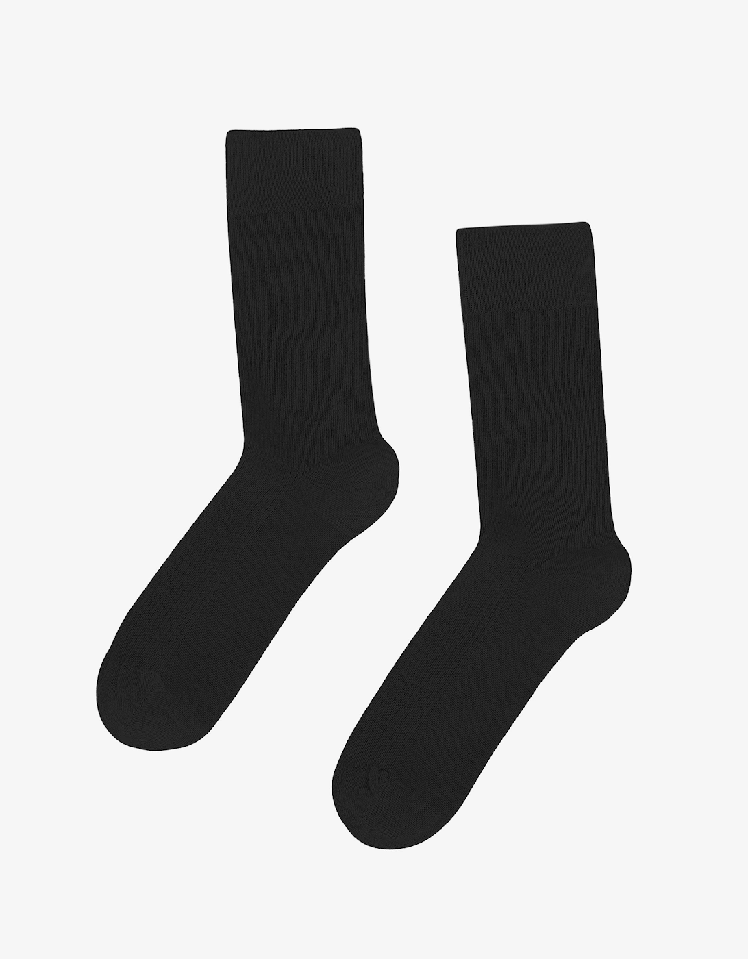 Colorful Standard Mens Classic Organic Socks - Deep Black, 2 of 1