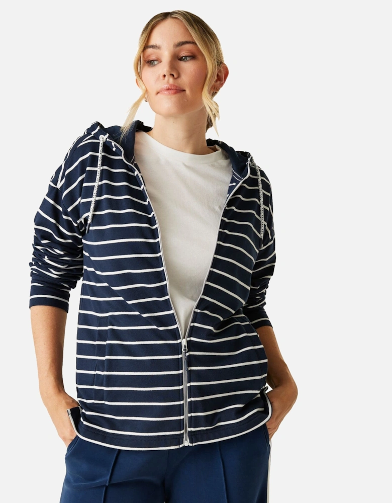 Womens/Ladies Bayletta II Striped Full Zip Hoodie