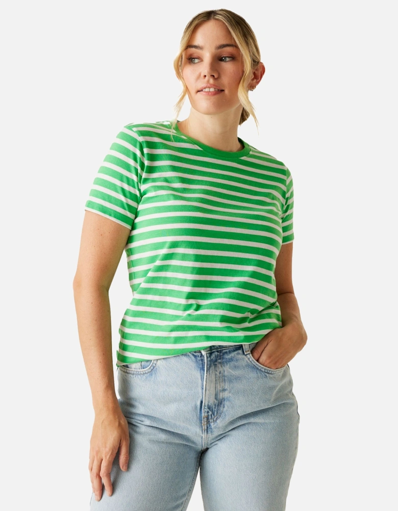 Womens/Ladies Bayletta Striped T-Shirt