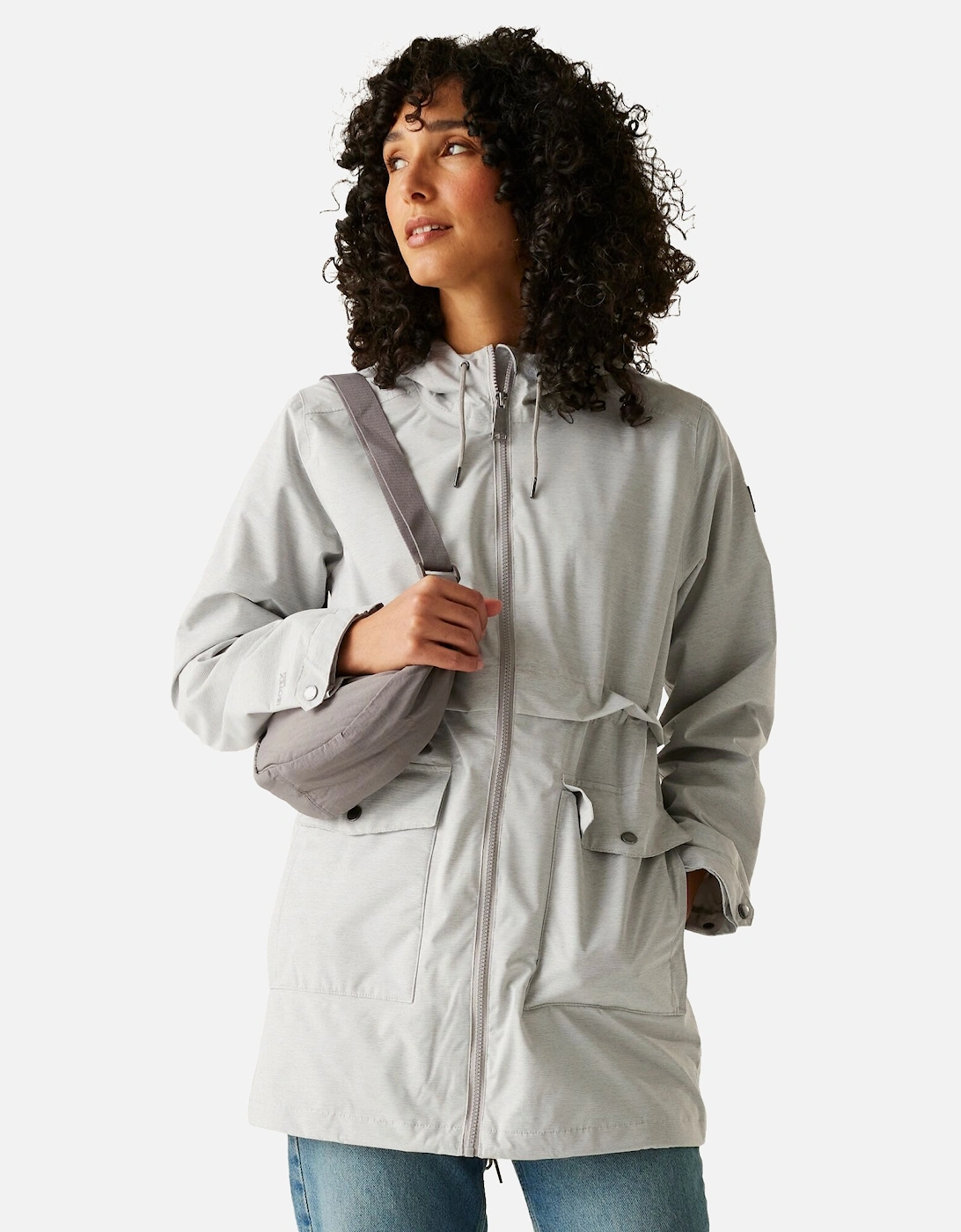 Womens/Ladies Navaeh Linear Waterproof Jacket