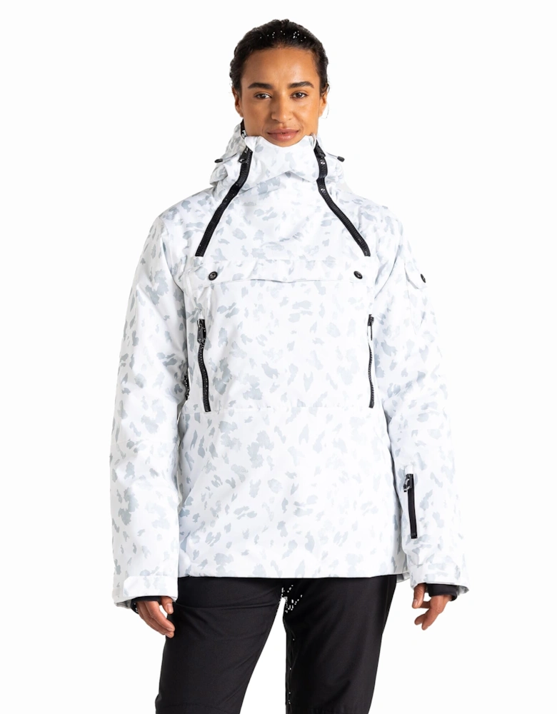Womens/Ladies Slide Out Dash Print Overhead Ski Jacket