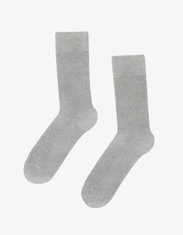 Colorful Standard Mens Classic Organic Socks - Heather Grey