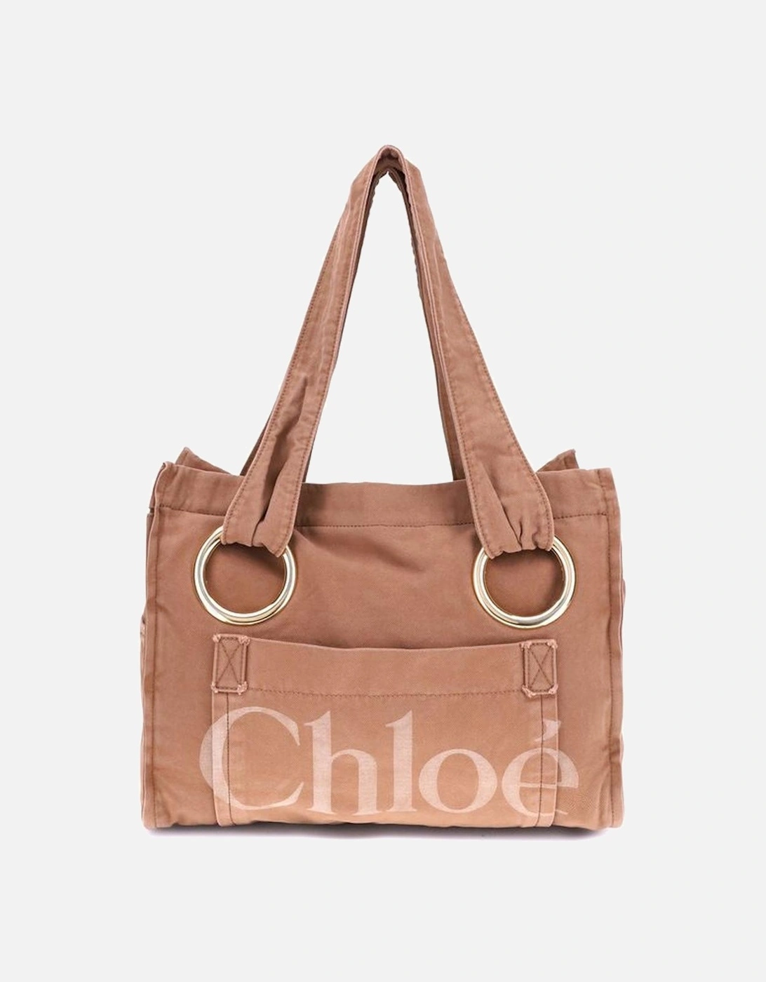 Cotton Plage Shoulder Bag with Monogram Patch Women - Multicolor, 5 of 4