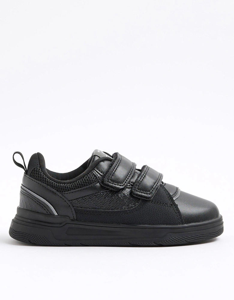 Older Boys Monogram Plimsoll Shoes - Black