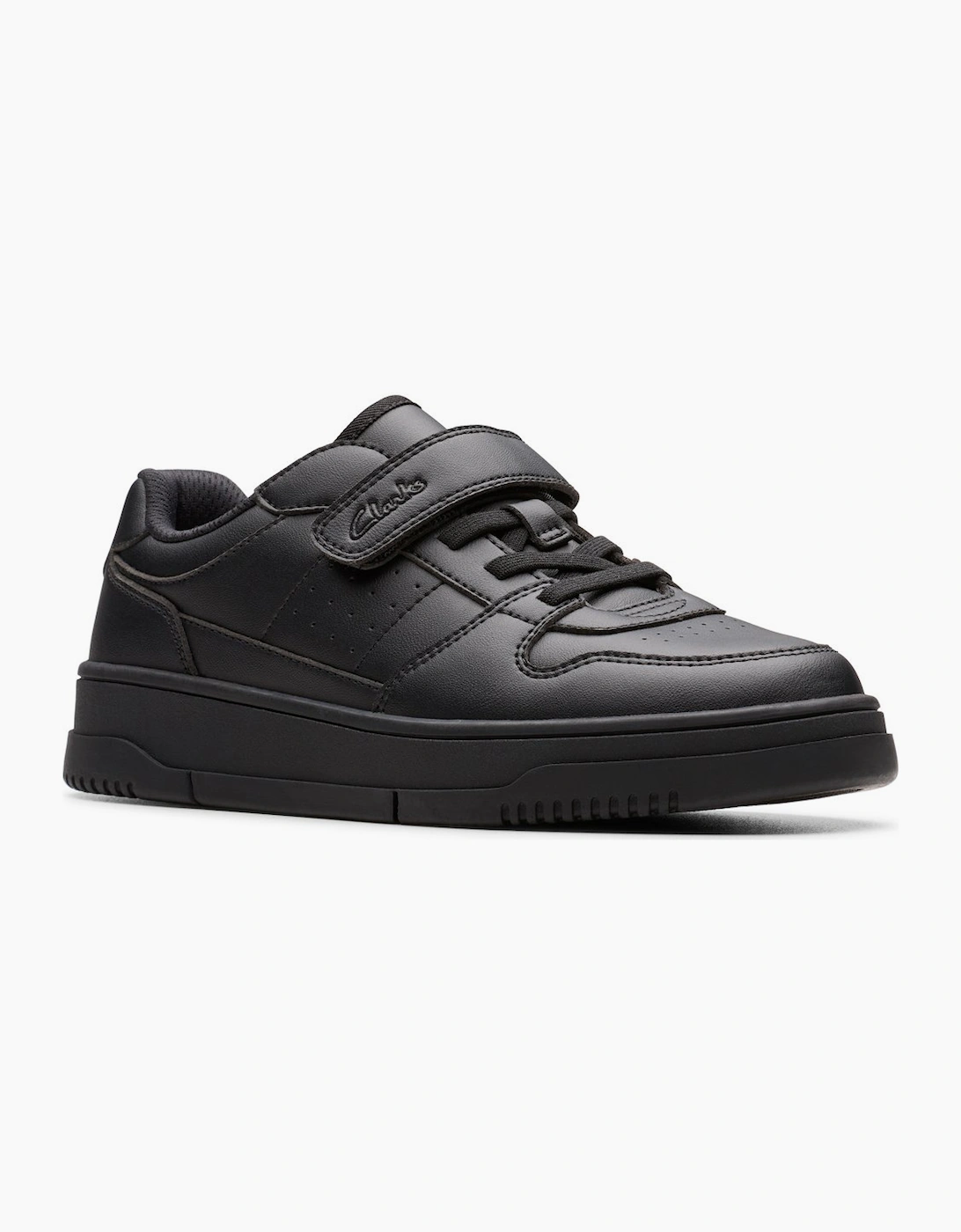 Clarks Boys Black  Canyon Way K Sports Shoes - Size G (Wide)/13 Kids