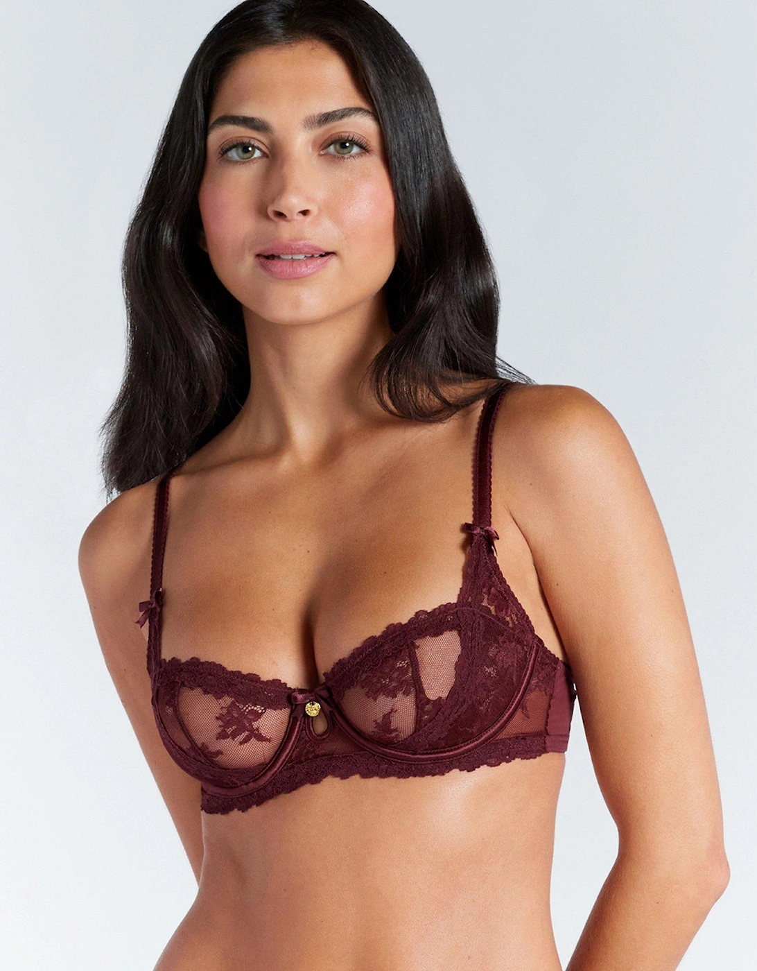 Carissa Balconette Bra - Oxblood, 2 of 1