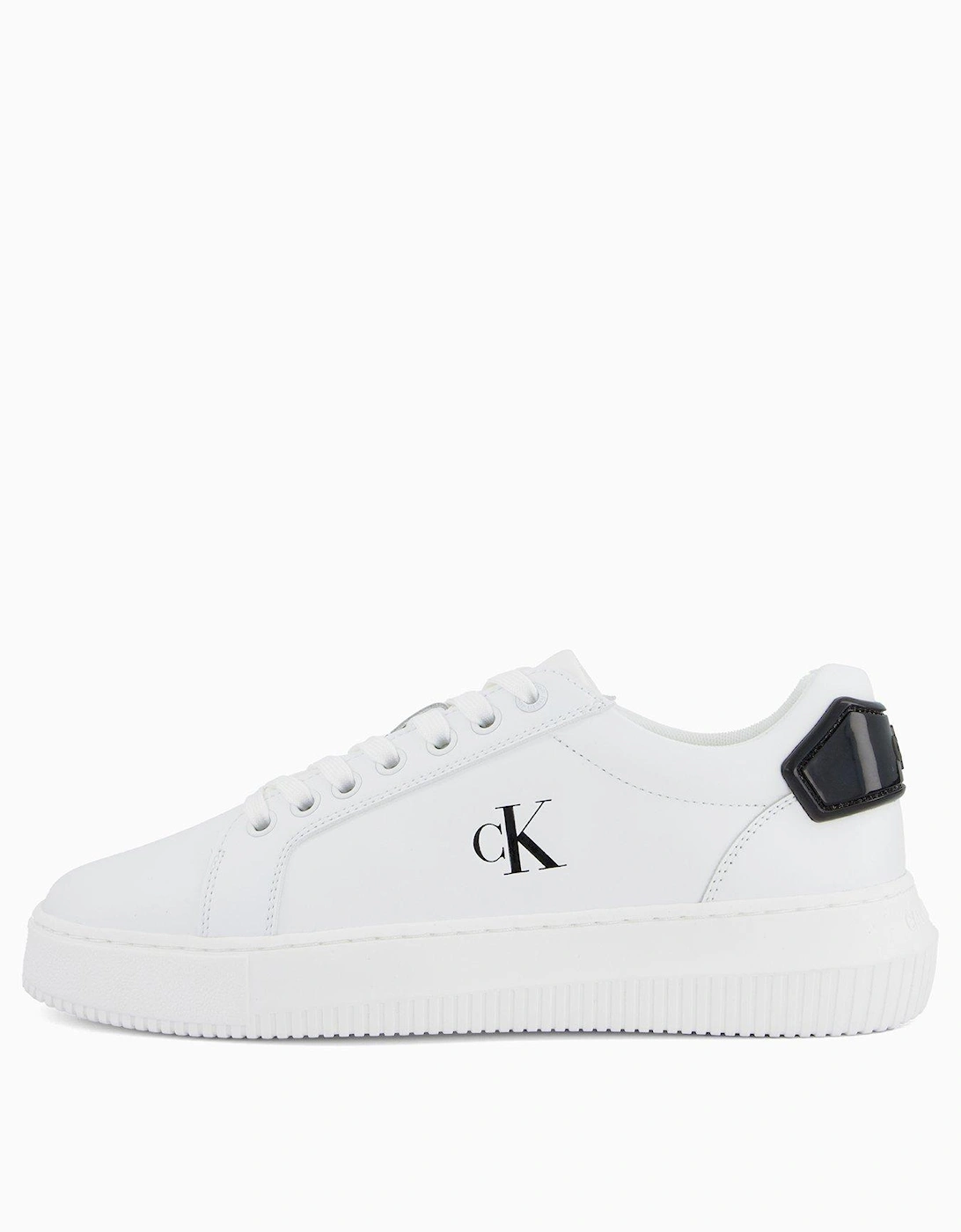 Chunky Leather Ck Trainer & White/black, 2 of 1