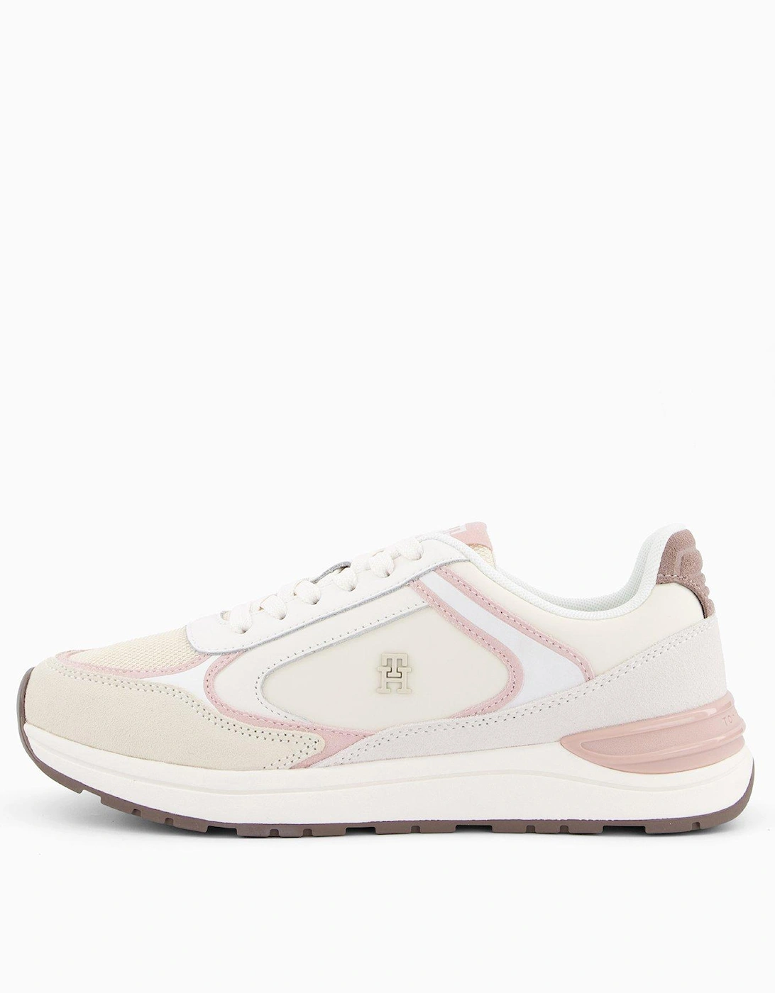 Fashion Runner Trainers - Cream/Light Pink, 2 of 1