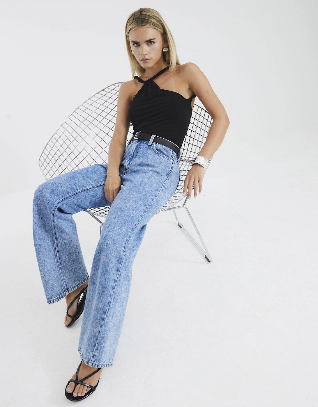 Petite Relaxed Straight Leg Jeans, 2 of 1
