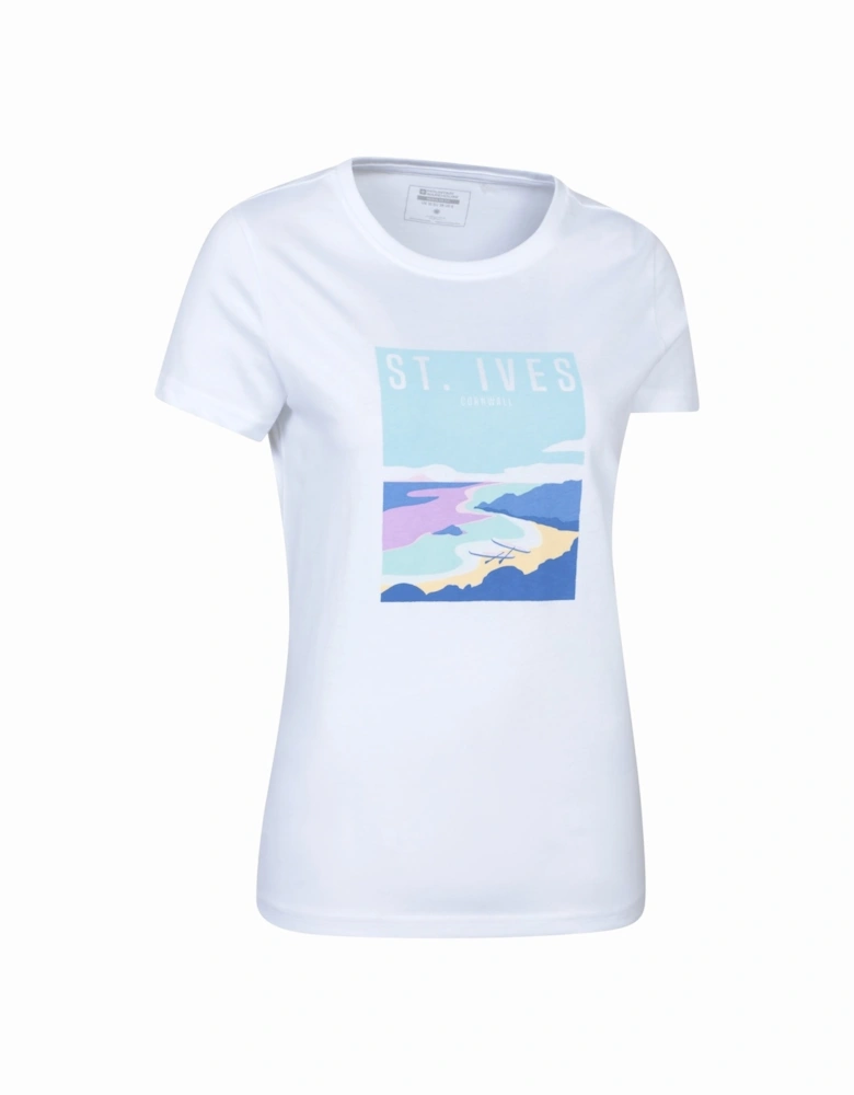 Womens/Ladies St Ives Short-Sleeved T-Shirt