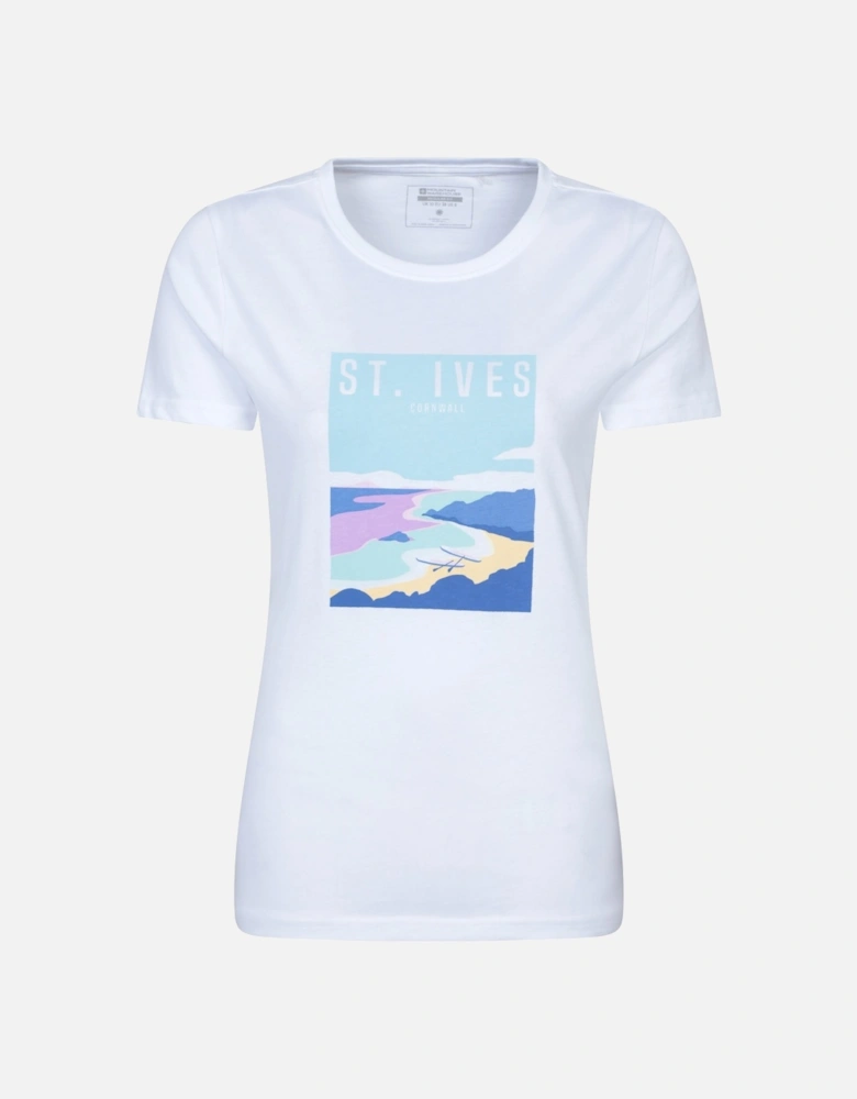 Womens/Ladies St Ives Short-Sleeved T-Shirt