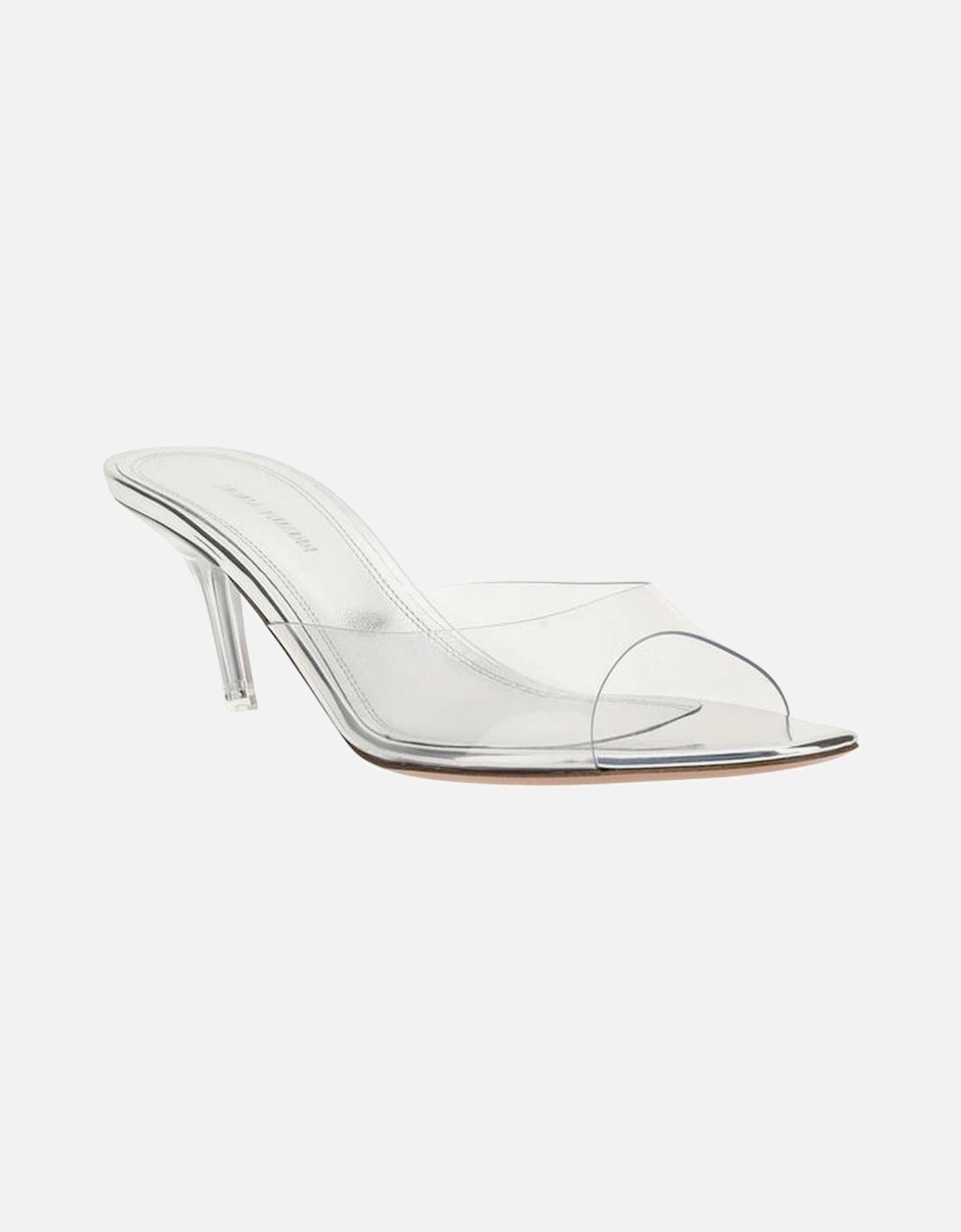 Alexa Glass Slanted Heel Sandals Women - Silver