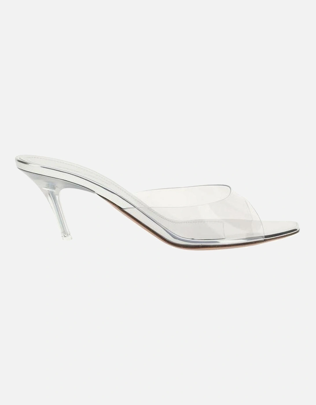 Alexa Glass Slanted Heel Sandals Women - Silver, 5 of 4