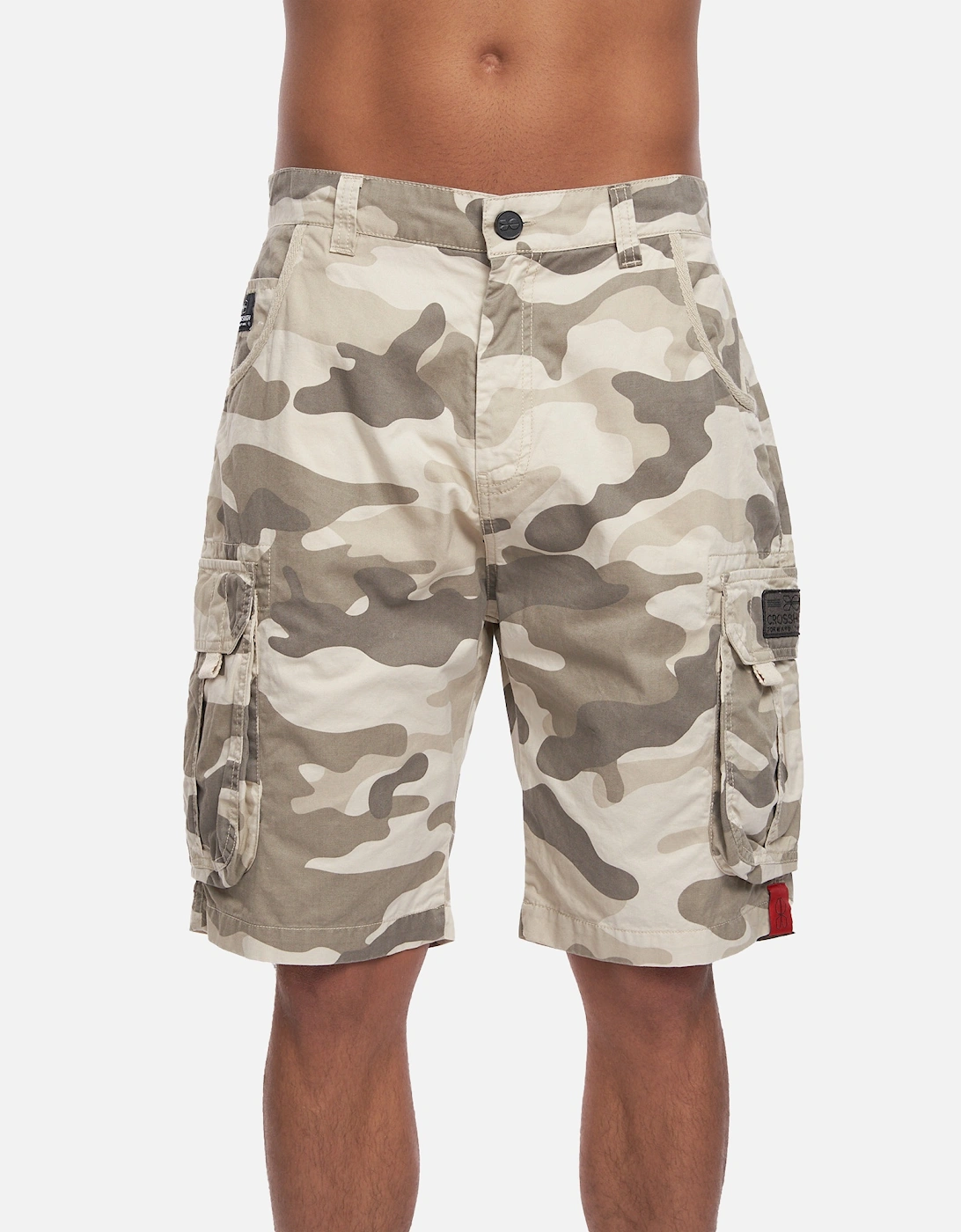 Mens Watchford Camo Cargo Shorts, 6 of 5