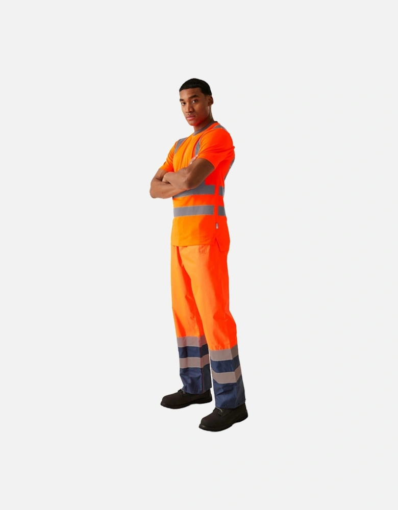 Professional Mens Hi-Vis Safety T-Shirt