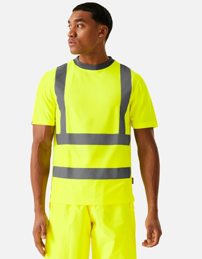 Professional Mens Hi-Vis Safety T-Shirt