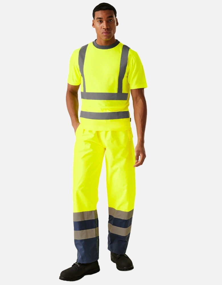 Professional Mens Hi-Vis Safety T-Shirt