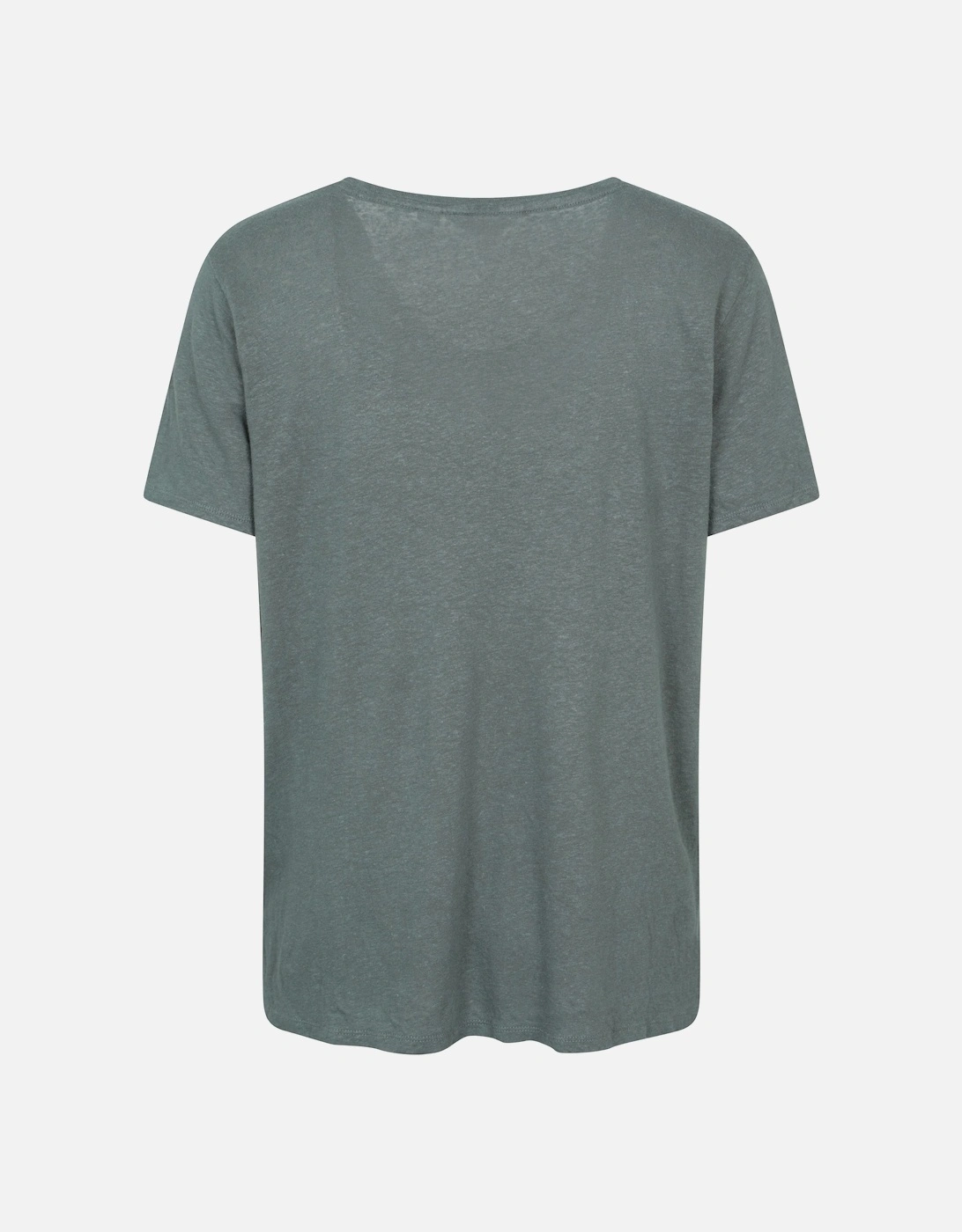 Womens/Ladies Slub Linen Blend T-Shirt
