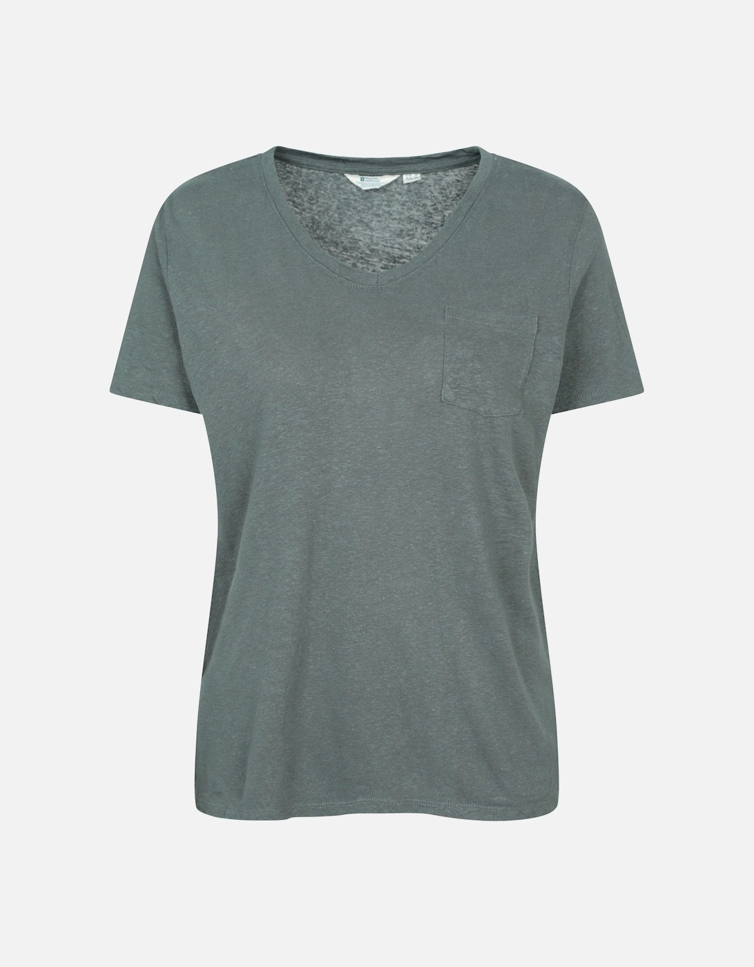Womens/Ladies Slub Linen Blend T-Shirt, 5 of 4