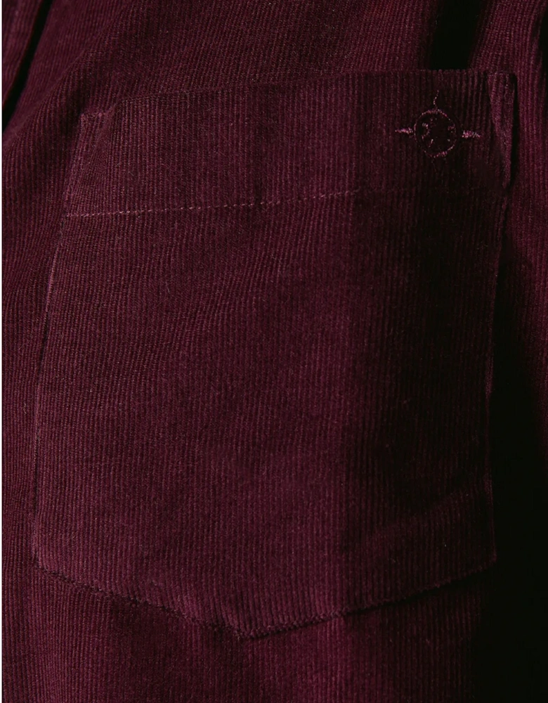 Mens Corduroy Long-Sleeved Shirt