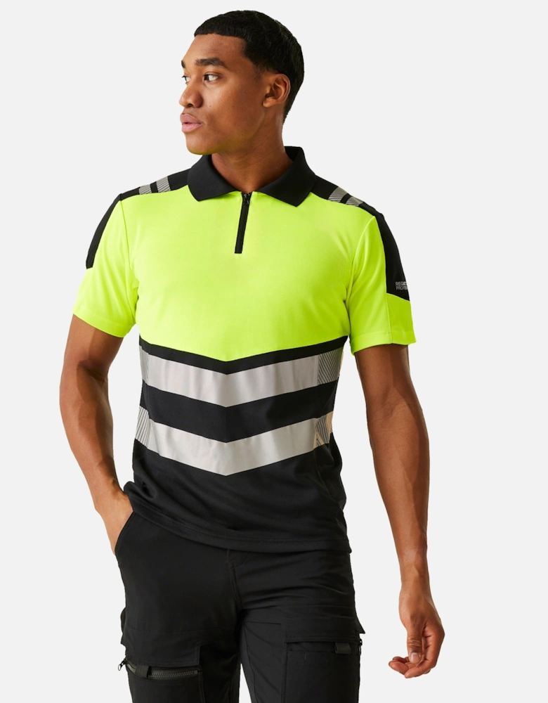 Professional Mens Hi-Vis Polo Shirt