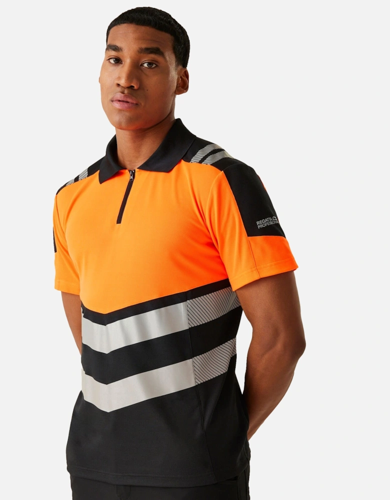 Professional Mens Hi-Vis Polo Shirt