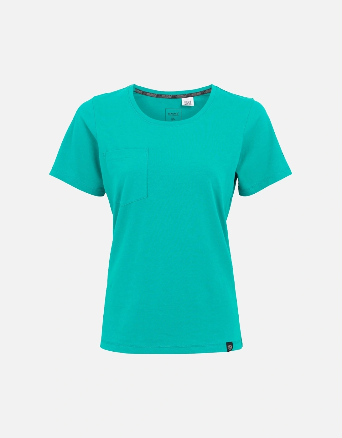Women's Regatta Professional Womens/Ladies Ada Cotton Stretch T-Shirt - Blue - Size: 12 uk