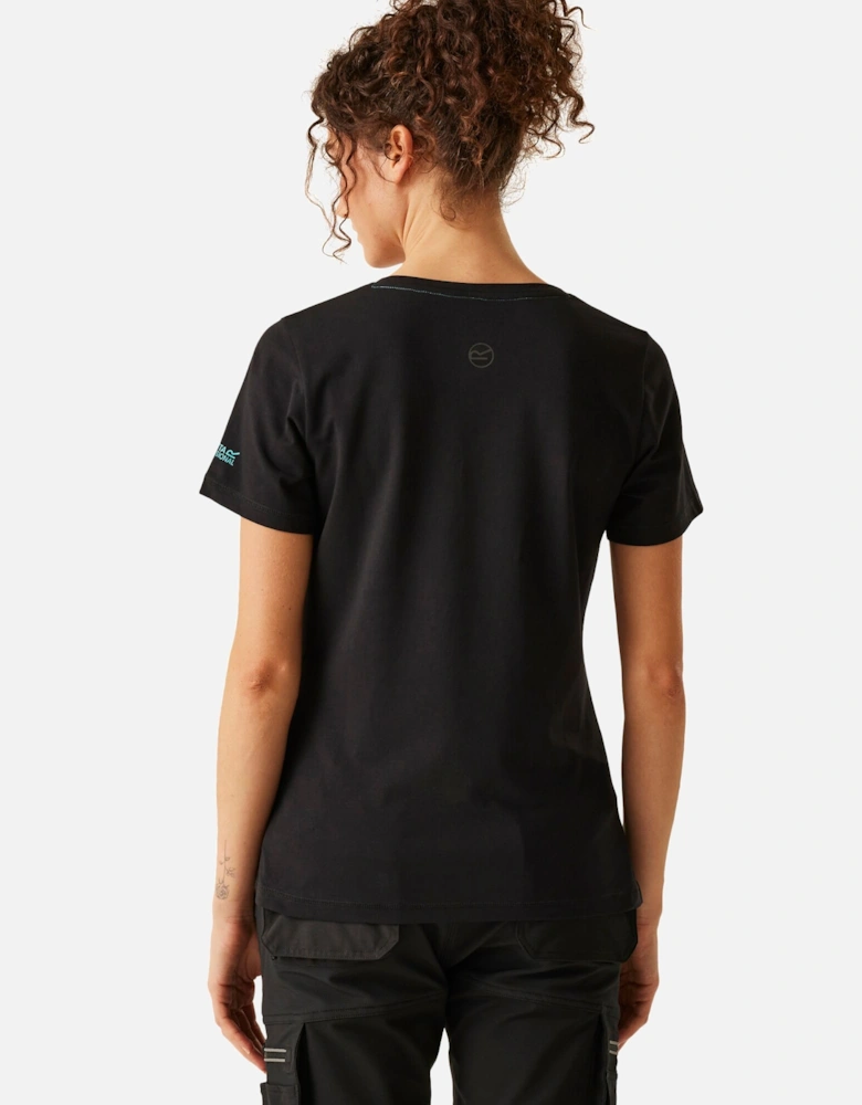 Professional Womens/Ladies Ada Cotton Stretch T-Shirt
