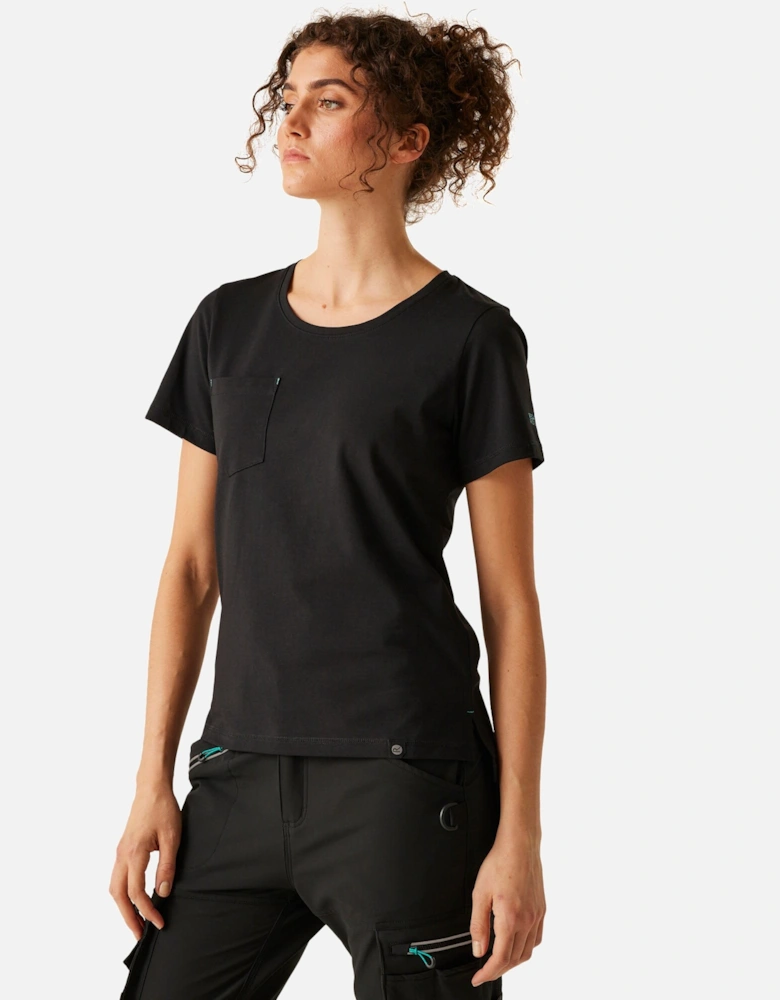Professional Womens/Ladies Ada Cotton Stretch T-Shirt