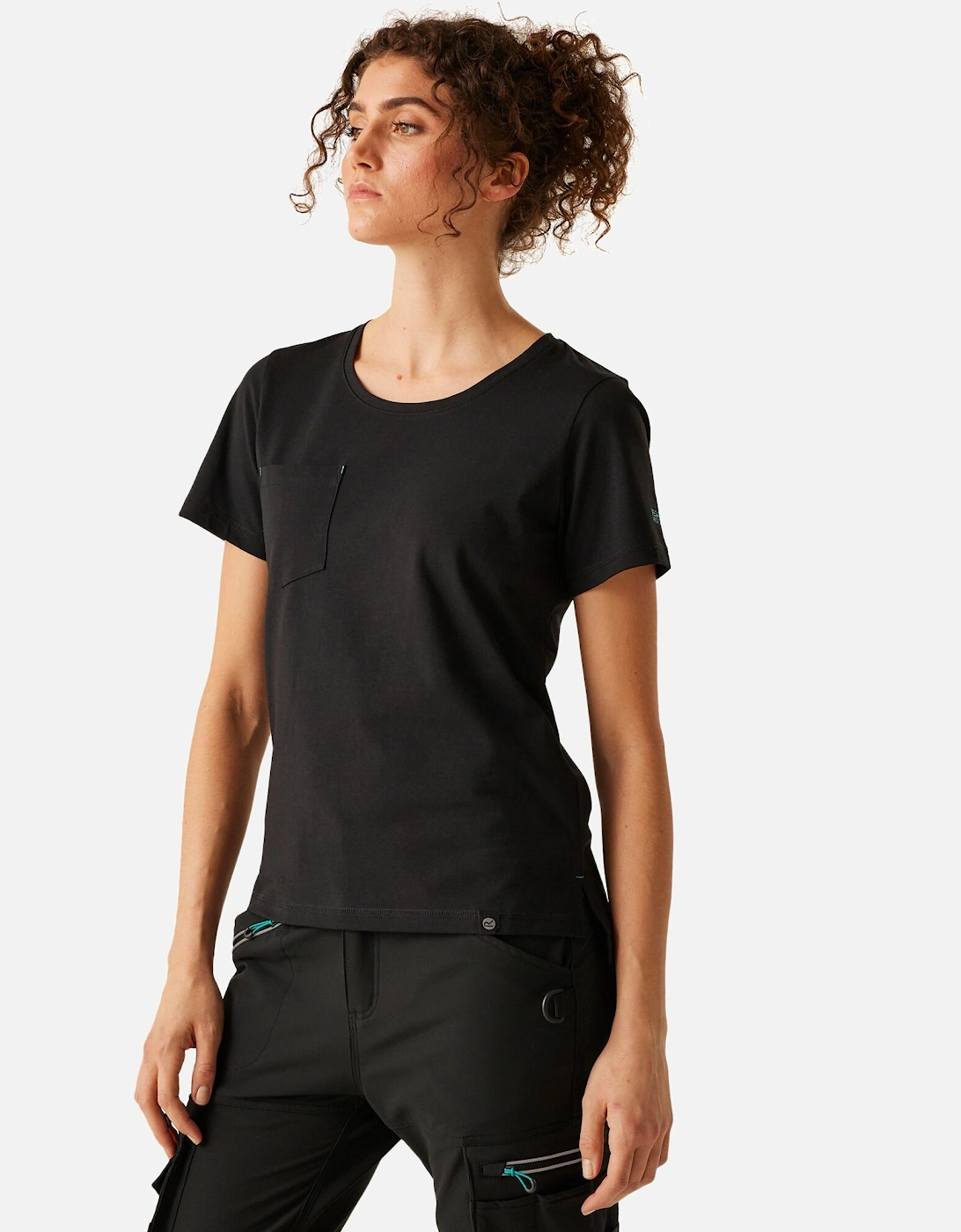 Professional Womens/Ladies Ada Cotton Stretch T-Shirt