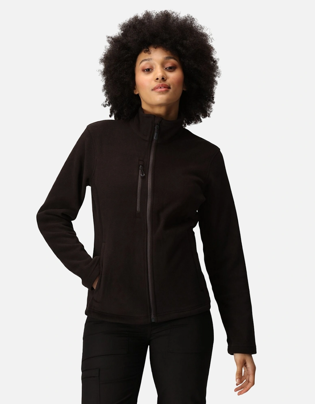 Professional Womens/Ladies Recycled Full Zip Fleece Jacket
