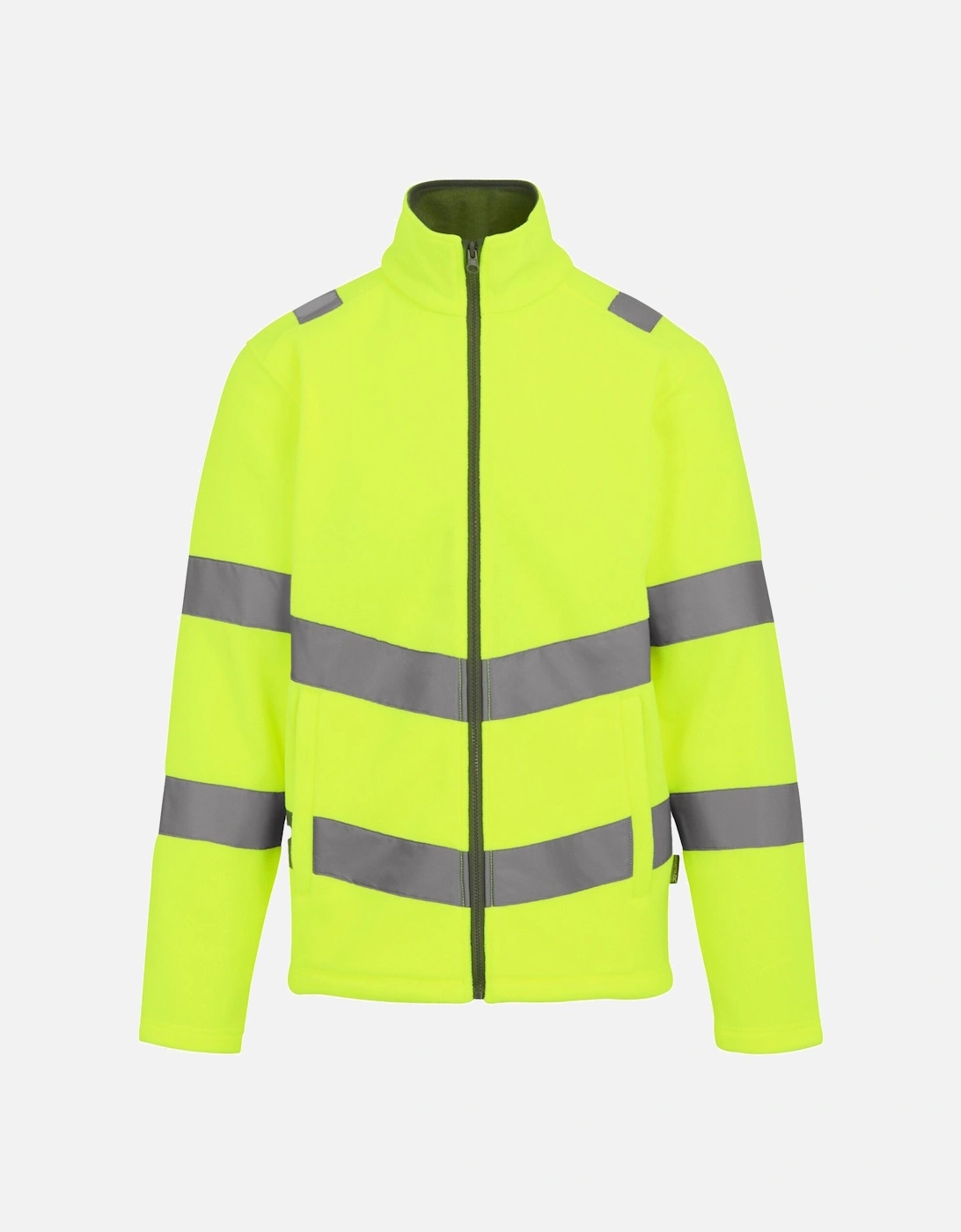Regatta Men's Yellow Professional Pro Contract Thor Hi-Vis Fleece Jacket - Size: 44
