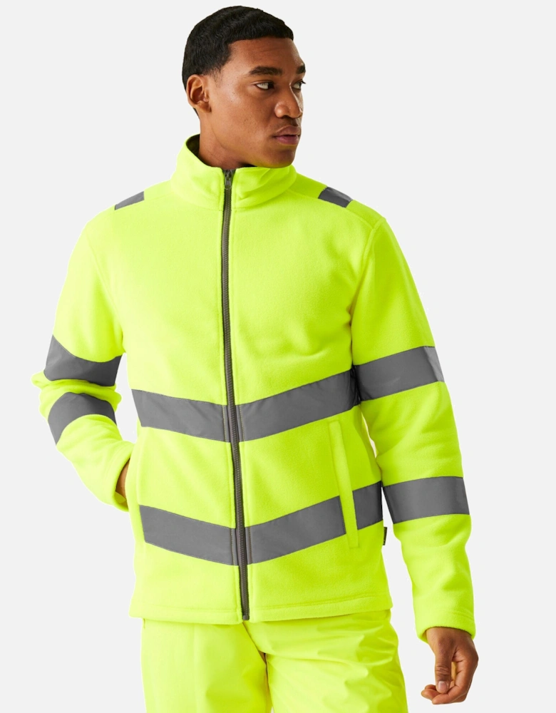 Professional Mens Pro Contract Thor Hi-Vis Fleece Jacket