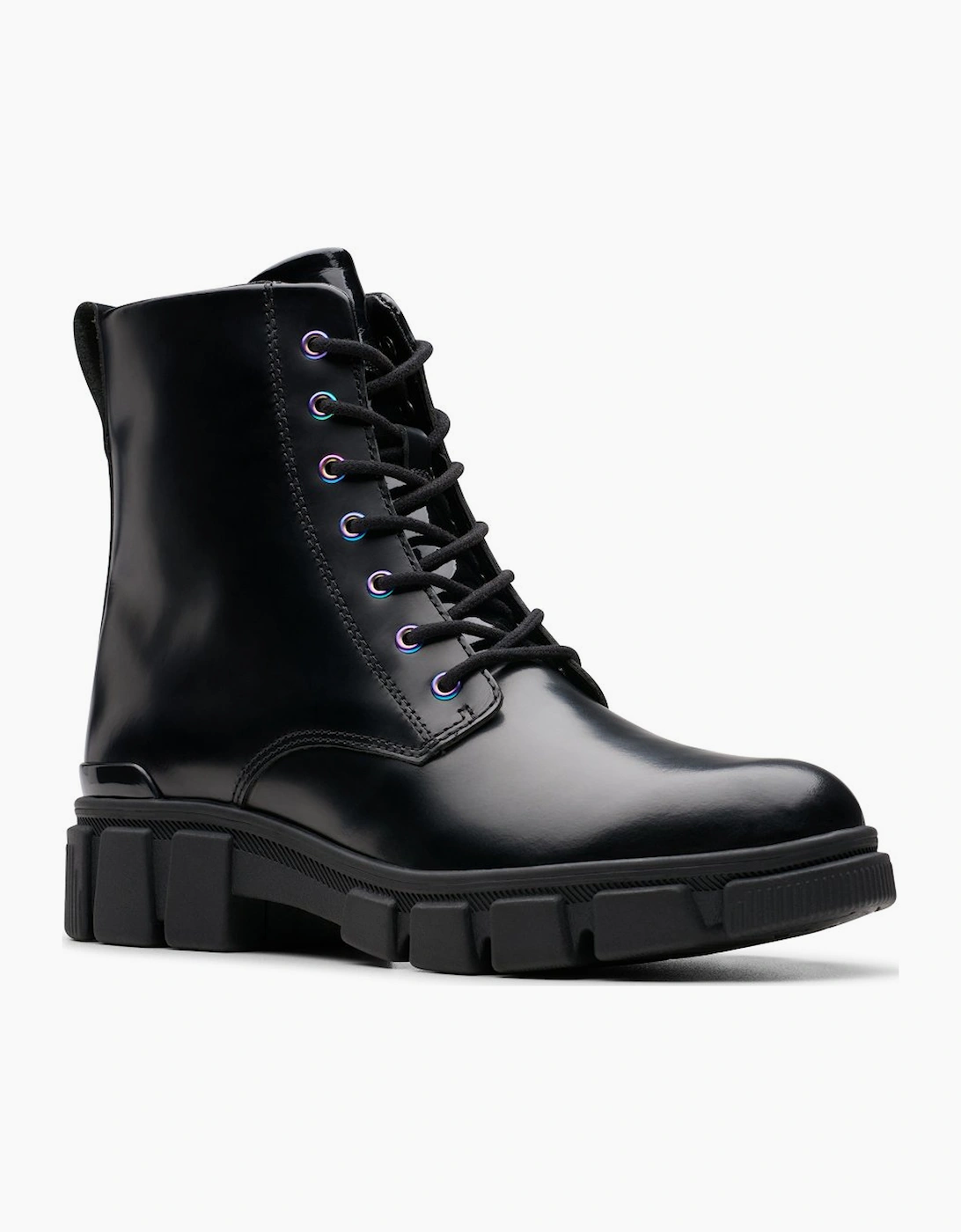 Clarks Girls Black 'S Evyn Top Y Senior Boots  3.5 (Older)/F (Standard) Junior 3.5/F Kids