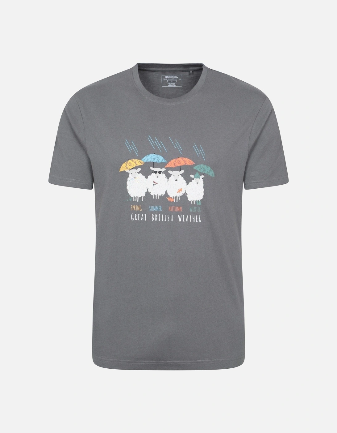 Mens Great British Weather T-Shirt, 2 of 1