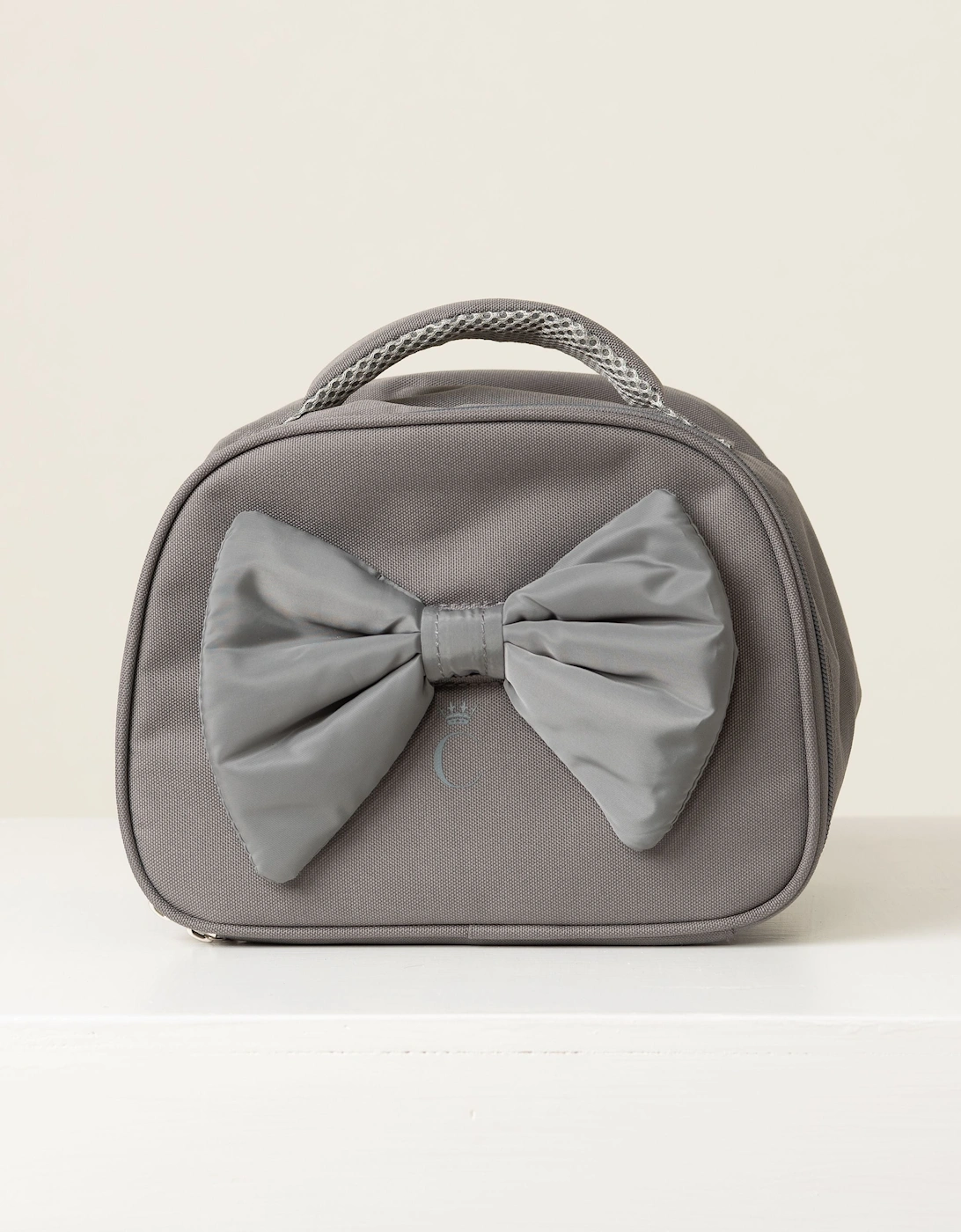 CARAMELO Girl's Girls Grey Bow Lunchbox