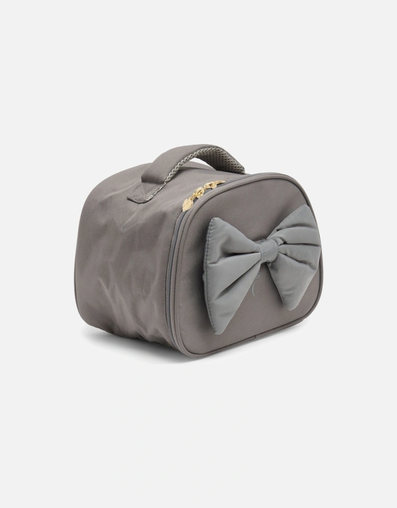 Girls Grey Bow Lunchbox