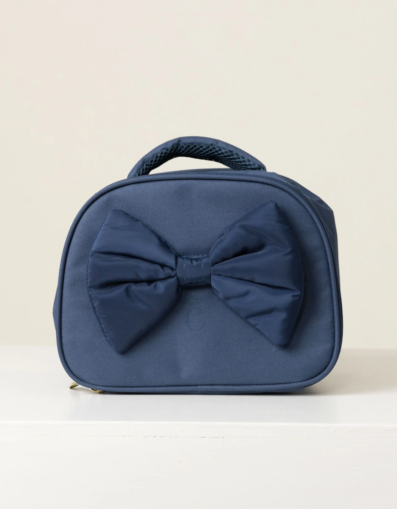 Girls Navy Bow Lunchbox